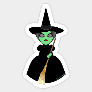 Kokeshi Wicked witch Sticker